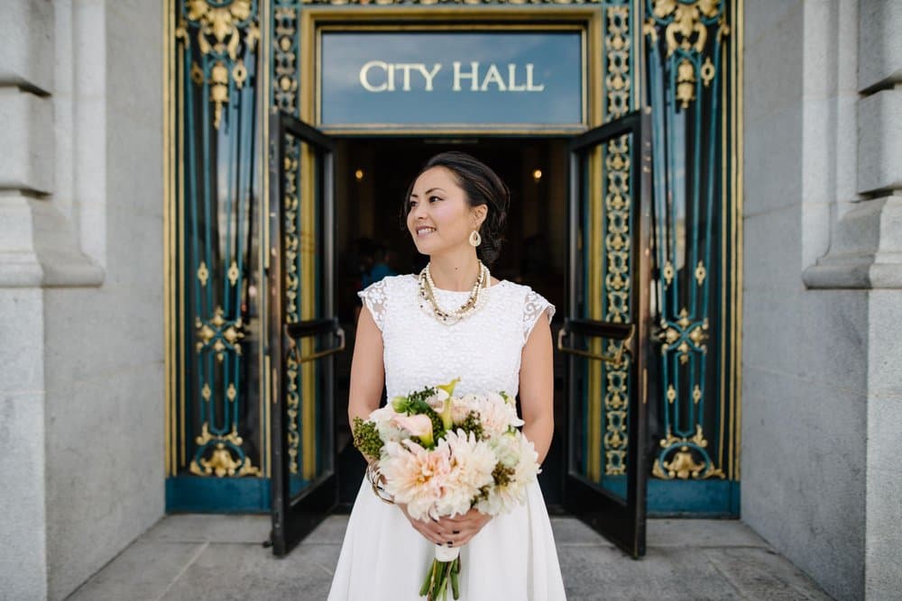 San Francisco City Hall Elopement Photography (2 Hours, 1 Photographer) by Christopher Howard Events