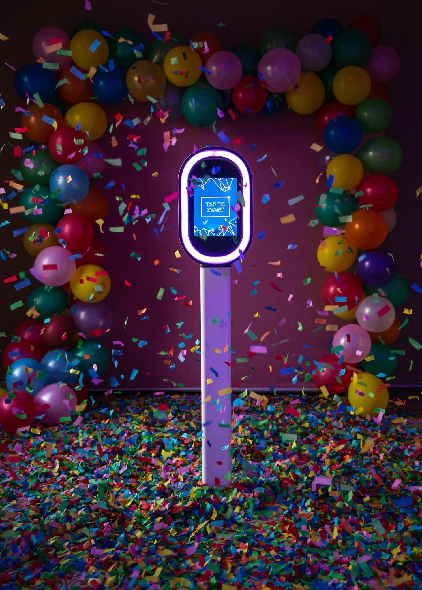 2 Hour Photo Booth Package 1 - Digital with Backdrop