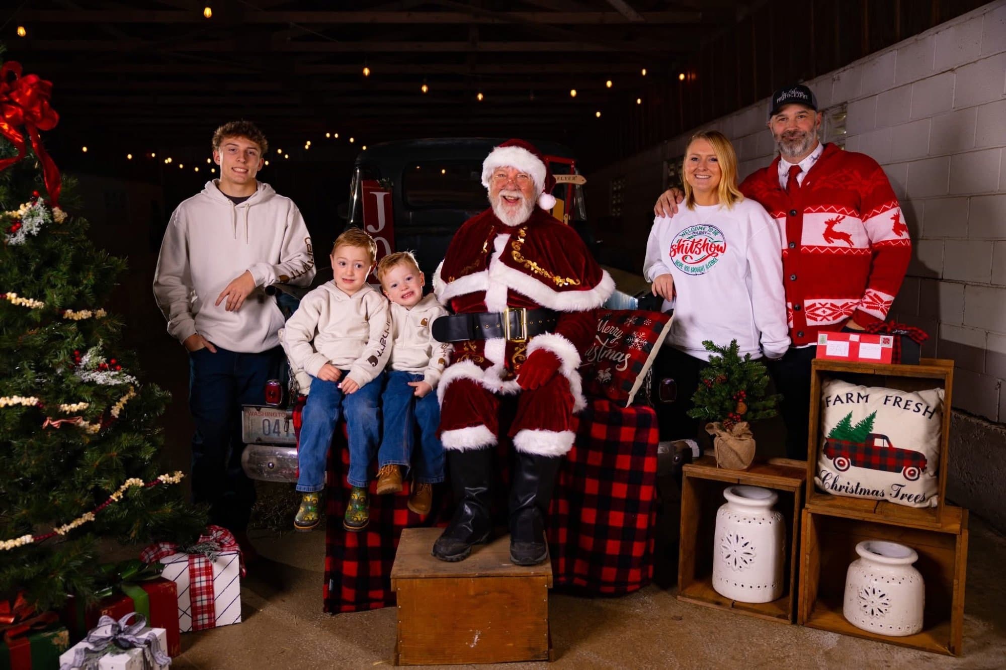 Santa at the Farm