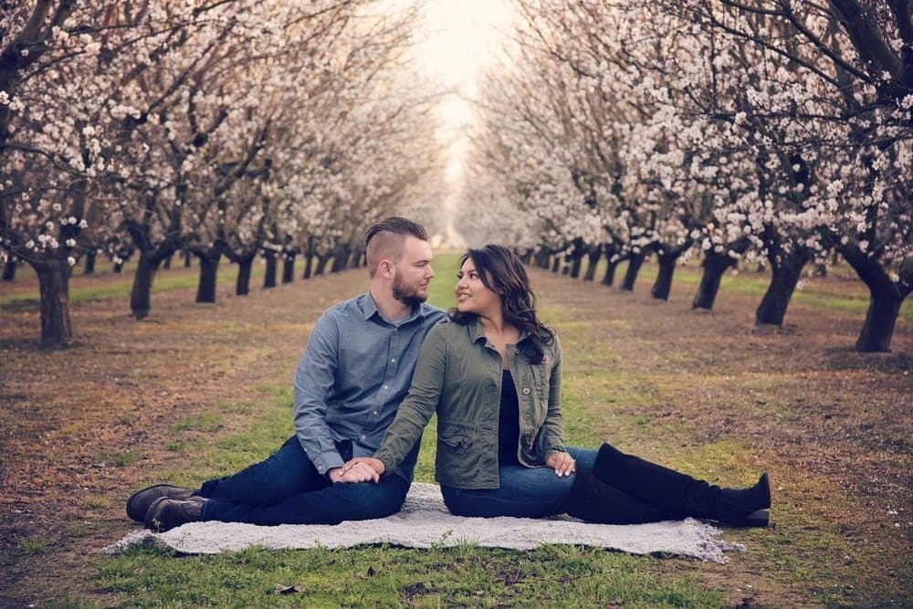 Central Valley Engagement Session by Ocean Blue Photography and Design
