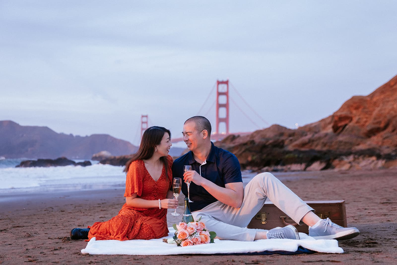 Baker Beach Engagement Photos